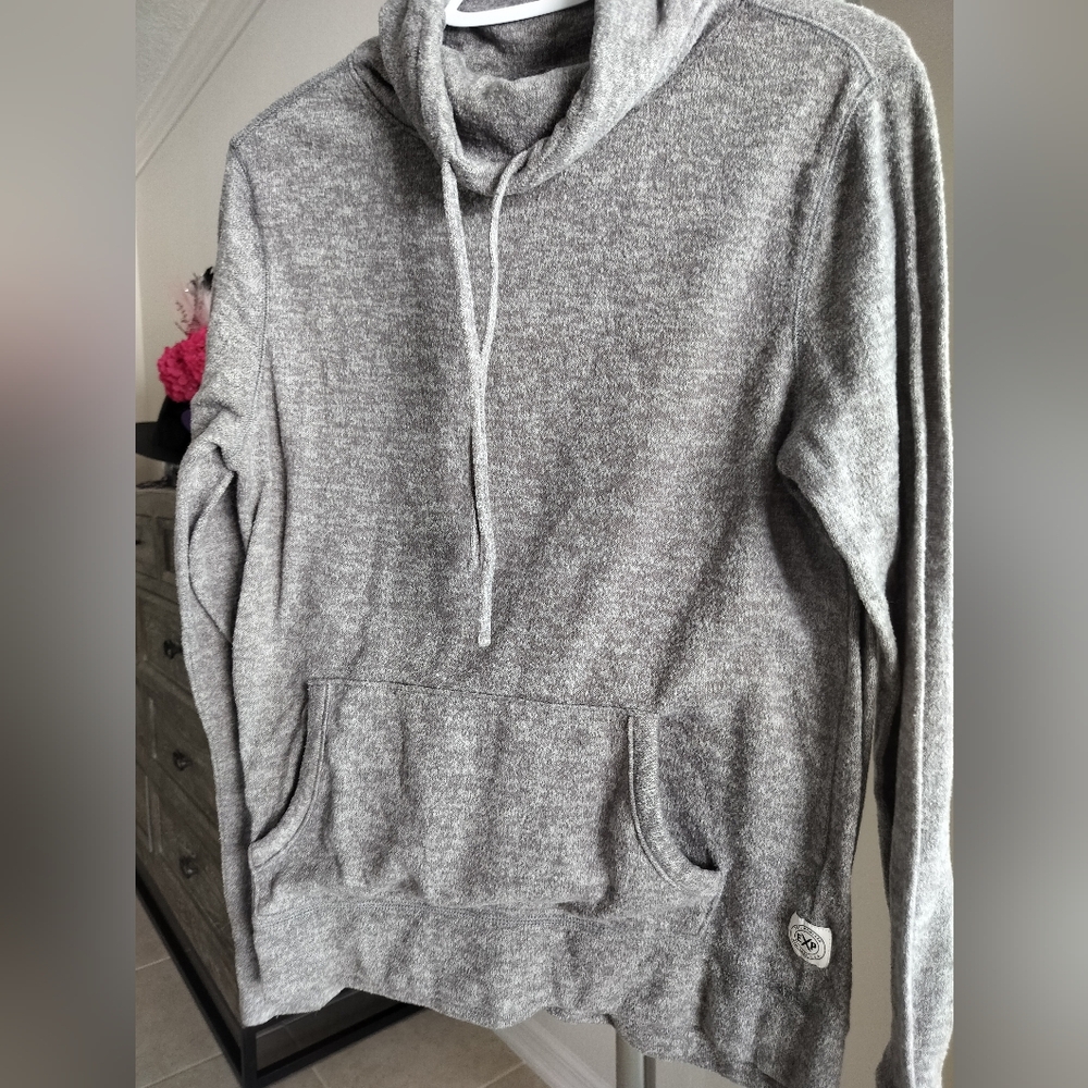 Express Heather Gray Men's Hoodie Sweater.Size S